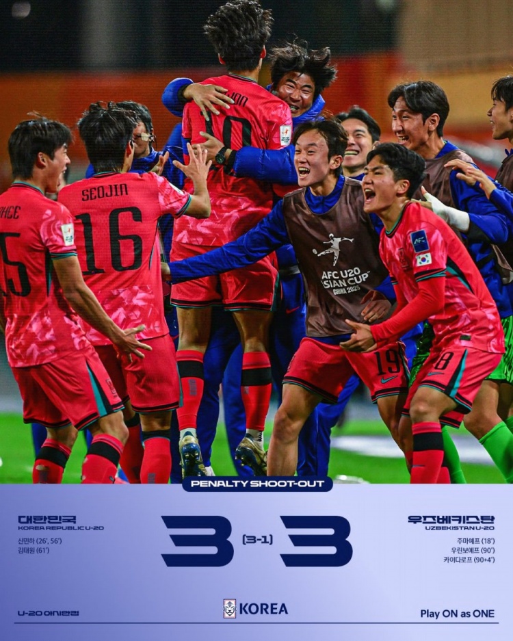 韓國(guó)U20門(mén)將：對(duì)撲點(diǎn)很有信心，訓(xùn)練中一度10次射門(mén)撲出8次